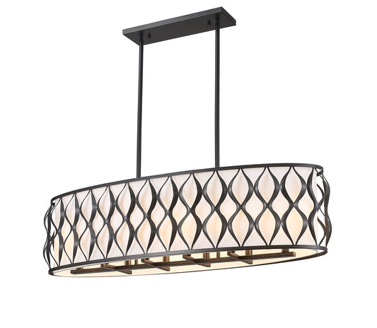 Harden 10-Light Classic Style Linear Chandelier